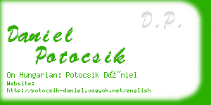 daniel potocsik business card